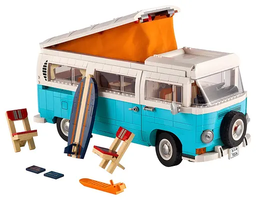 Конструктор Technic Creator Фургон Volkswagen T2 на 2207 деталей (WP-C2011) - фото 2