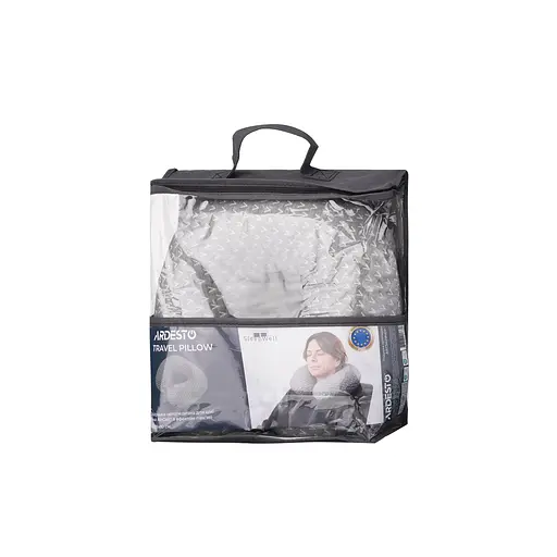 Подушка ортопедична Ardesto Sleepwell Travel, 34х29х10см, сірий (ART3429NEP) - фото 11