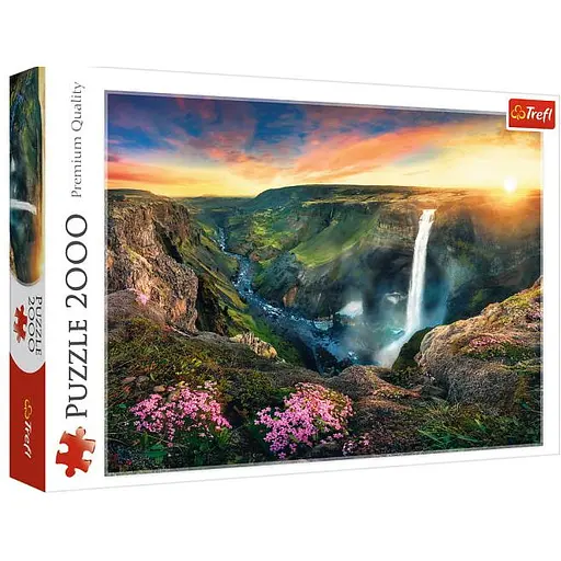Пазл Trefl Водопад Хауифосс Исландия 2000 эл. (27091)
