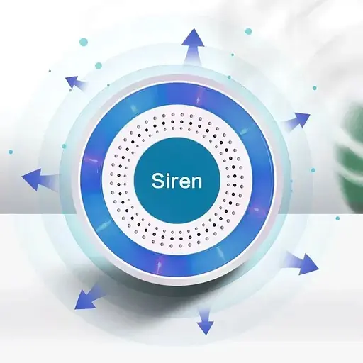 Сирена автономная Digoo DG-ROSA для беспроводных датчиков 433 мГц с аккумулятором - фото 6