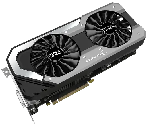 Видеокарта GeForce GTX 1070 Ti 8GB Palit JetStream (NE5107T015P2-1041J) Б/У - фото 2