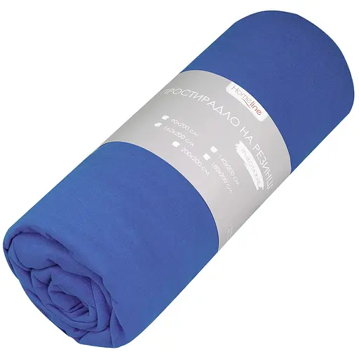 Уценка. Простыня на резинке Home Line, трикотаж, 200х160 см, темно-синий (159181) - фото 1