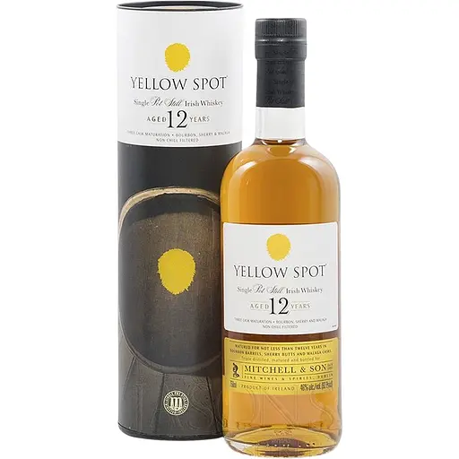 Віскі Mitchells Yellow Spot 12 yo Single Pot Still Irish Whiskey 46% 0.7 л (683658)