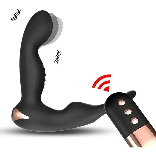 Масажер простати подвійний із пультом дистанційного керування, 10 режимів вібрації. - фото 4