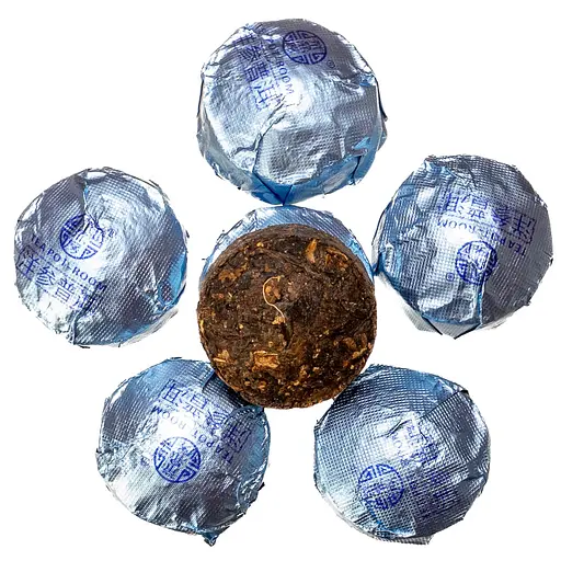 Шу Пуер Юньнань Женьшень Мініточа 5 г - 100 шт - фото 4