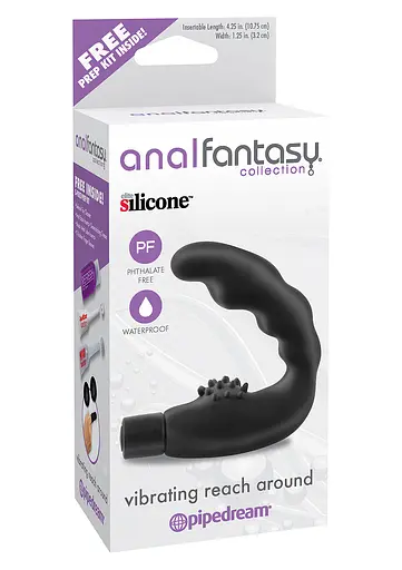 Стимулятор простати Pipedream Anal Fantasy Collection Vibrating Reach Around, 10.7 см чорний - фото 3