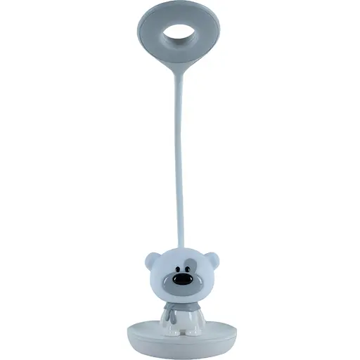 Настольная лампа Kite Bear LED с аккумулятором белая (K24-492-2-1) - фото 1