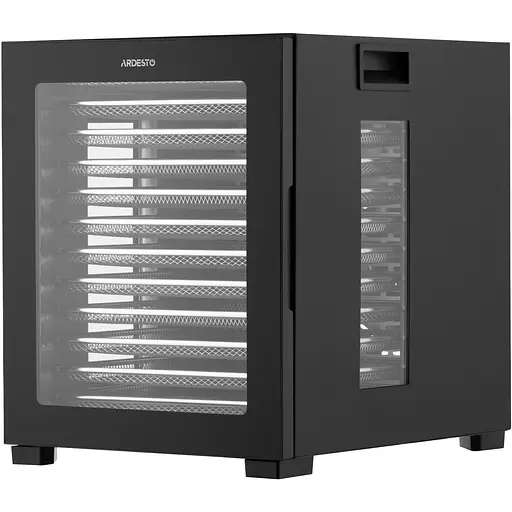 Сушарка Ardesto для продуктів FDB-1242 850 Вт піддонів 12 x 3 см нержавіюча сталь чорний