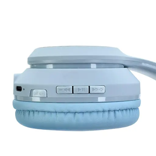 Наушники HZ-BT623, Bluetooth 5.0, до 10 метров, емкость 400 мАч, 20-20 000 Гц, 32 Ом, синие - фото 5
