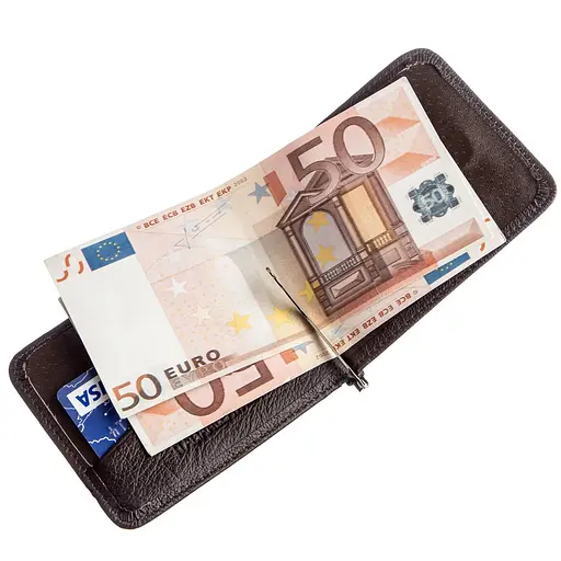 Мужской кожаный кошелек ST Leather 11х8.5 см acs0014732 - фото 2