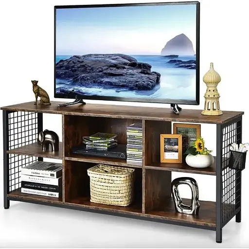 Тумба под ТВ Costway Ketrin в стиле Loft - фото 3