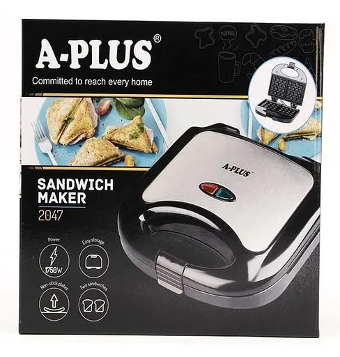 Вафельниця A-Plus 2047 для приготування бельгійських вафель 1750 Вт - фото 5