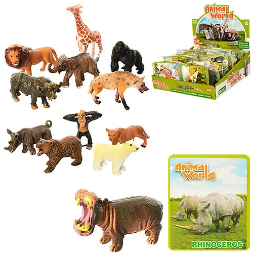 Фигурка Дикие животные, от 7 см, TBS008 (в ассортименте) - фото 2