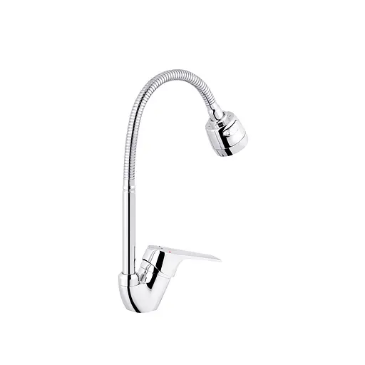 Смеситель для кухни с гибким изливом Kroner KRM Odra - C038-1 CV021194 Хром - фото 3