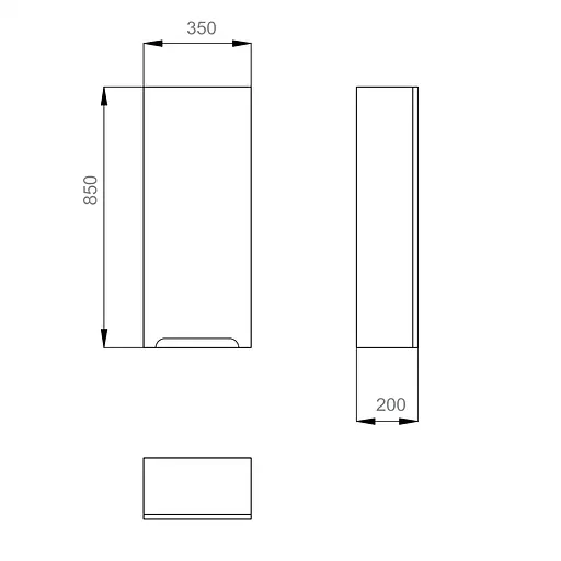 Полупенал Sanwerk Slim "Эра Air" 35 белый MV0000424 правый, Белый - фото 3