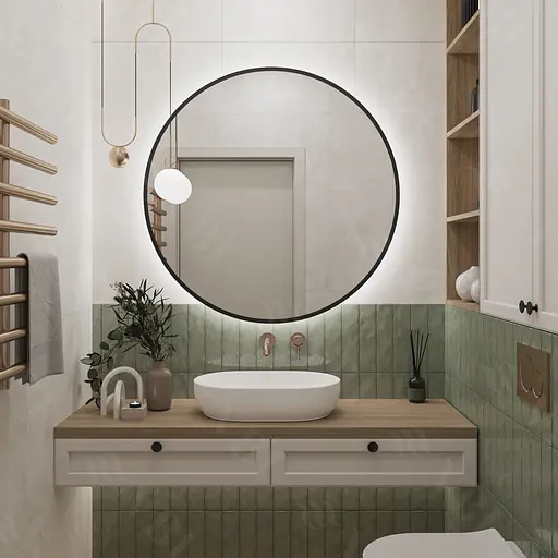 Умивальник VBI Andria white накладний VBI-011700, Білий - фото 4