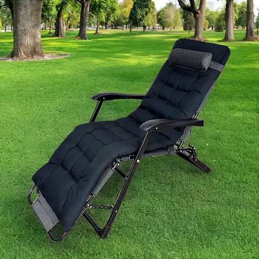 Розкладне крісло ліжко з подушкою Leobro Striped (LB-FCB-G1-STR) - фото 1