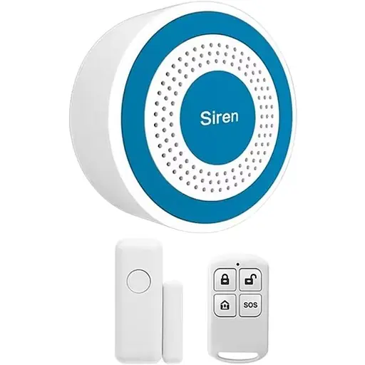 Локальная беспроводная система сигнализации с сиреной Nectronix PE-519-А, 1 датчик, 1 пульт