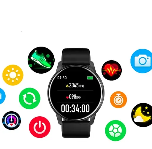 Смарт-часы Lige 0223B с двумя ремешками Black (17791) - фото 7