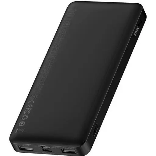 Внешний аккумулятор Baseus павербанк Bipow Digital Display 15W 10000 mAh Black (PPDML-I01) - фото 6