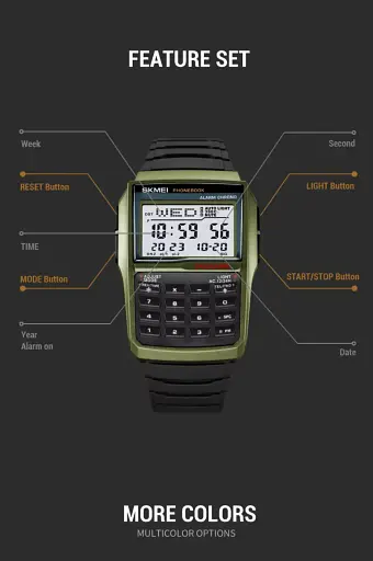 Наручний годинник Skmei 2255 Black, 2255BK (18448) - фото 9