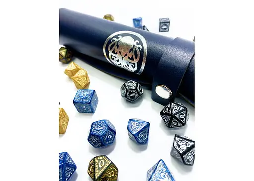 Настольная игра Планета Ігор Лоток для кубиков Ктулху (синий) (Dice tray Cthulhu navy) (pi-dt011) - фото 7