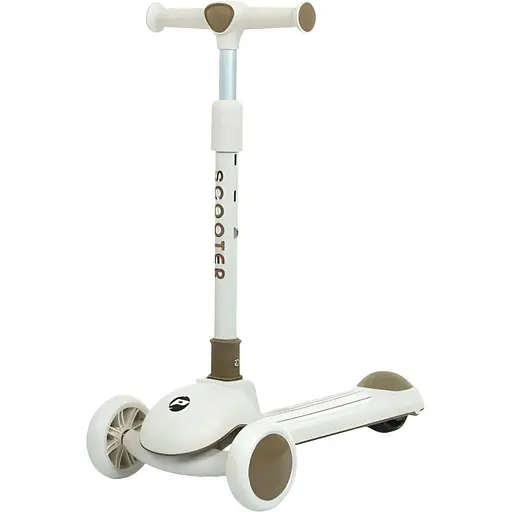 Детский самокат Mini JR3-126-BRN с музыкой и подсветкой