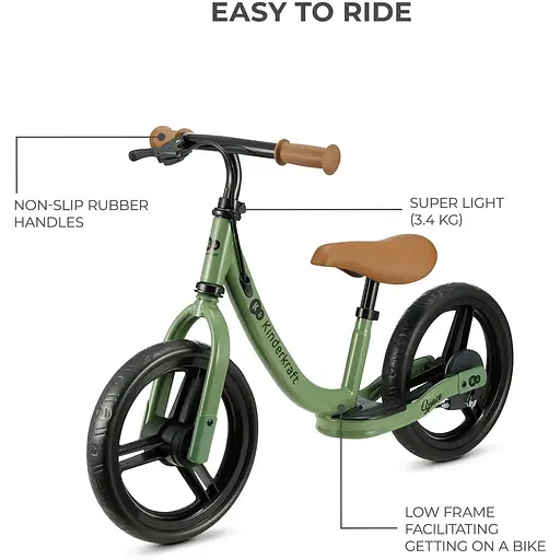 Беговел Kinderkraft Space Light Green (KRSPAC23GRE0000) - фото 4