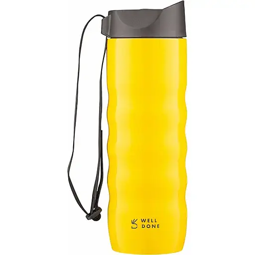 Термокухоль Well Done 480 мл жовтий (WD-7084Y) - фото 1