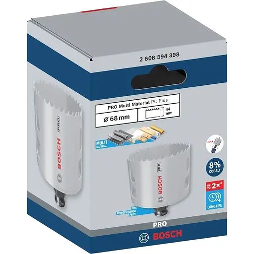 Коронка Bosch Professional Multi Material PC Plus 68 мм (2.608.594.398) - фото 3
