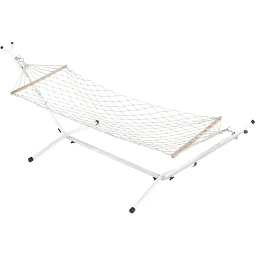 Гамак плетений Jumi Garden з планкою білий - фото 8