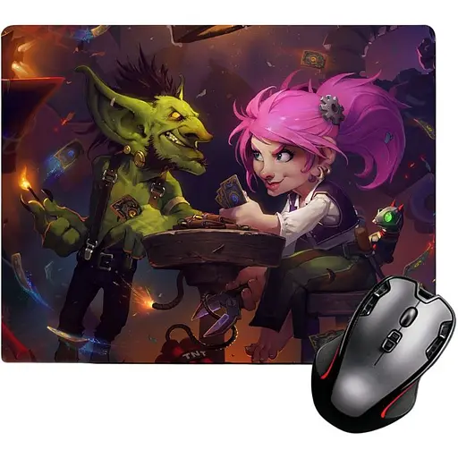 Ігрова поверхня Nextprint Гномка та Гоблін Хартстоун Hearthstone 300 х 250 мм (23814) 