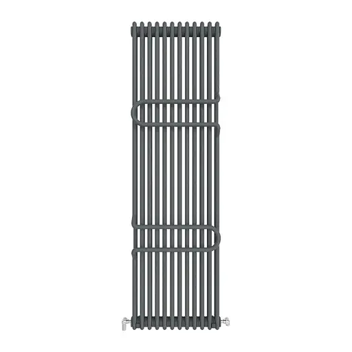 Радіатор з полицями Ideale Zeta 12 12/1800/548 антрацит, Антрацит - фото 1