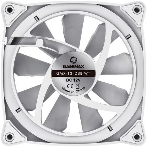 Вентилятор GameMax 120мм GMX-12-DBB-WT (GMX-12-DBB-WT) - фото 4