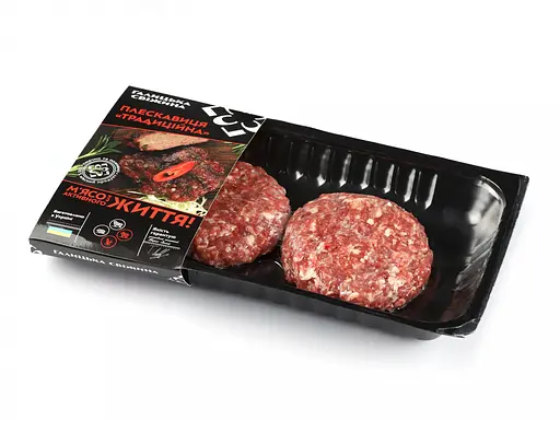 Плескавица традиционная ТМ "Галицька Свіжина", 300 г - фото 2