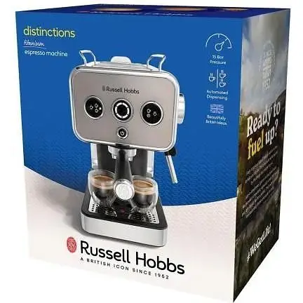 Рожковая кофеварка эспрессо Russell Hobbs Distinctions Metallic 26452-56 - фото 9