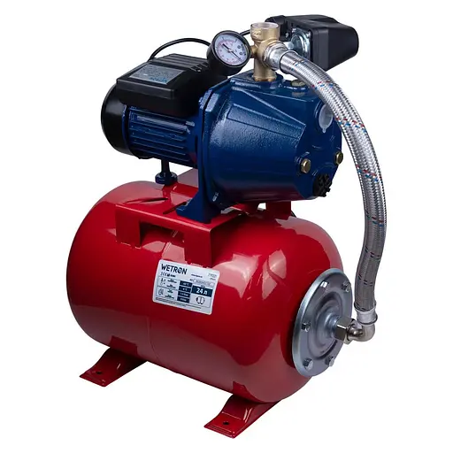 Насосна станція Wetron 0.75кВт Hmax 45м Qmax 55л/хв 775042/24 - фото 2