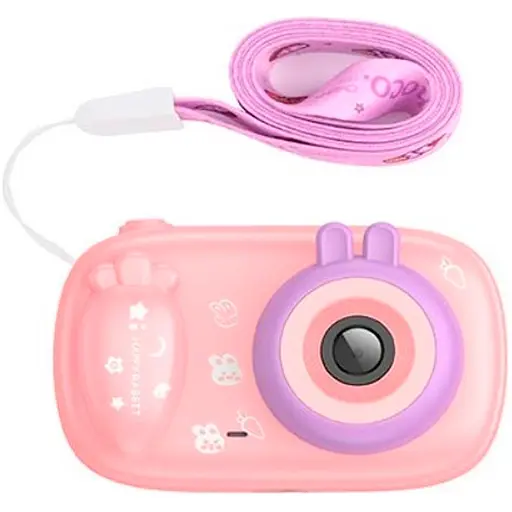 Дитяча фотокамера Hoco DV205 Dual Сamera Pink [136168]
