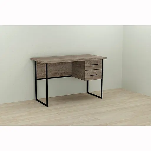 Комп'ютерний стіл Ferrum-decor Таккота 75x100x70 чорний ДСП Дуб Сонома Трюфель 32мм (FRD-101942)