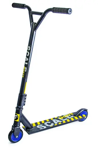 Трюковый двухколесный самокат Scale Sports Tornado на подшипниках Abec-9 (Синий)