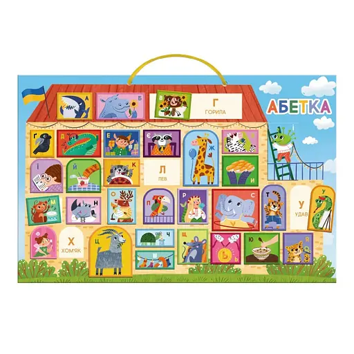 Магнитная доска "Азбука" DoDo Toys 200294, 1 магнитная доска на шнурке, 33 магнита - фото 2