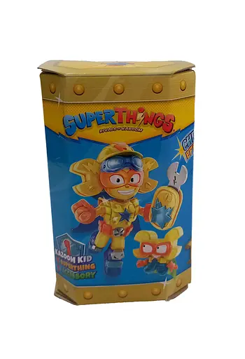 Игророй набор SUPERTHINGS серии «Rescue Force» – КАЗУМ-КИД (казум-кид, фигурка, аксессуар), в коробке (8431618019542) Жёлтый - фото 2