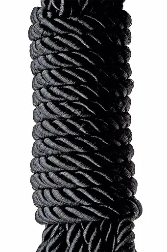 Мотузка для бондажу Dreamtoys Blaze Deluxe Bondage Rope 5 м чорний - фото 3