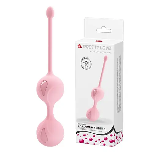 Вагинальные шарики Pretty Love Kegel Tighten Up, 16 см, розовый - фото 2