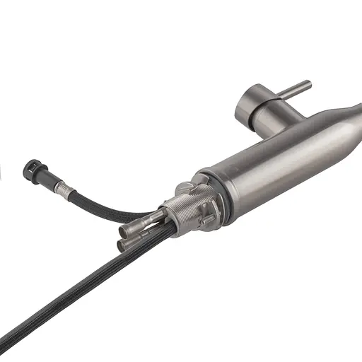 Змішувач для кухні з висувним виливом Koer KI-70004-02 KR3385 Нержавіюча сталь - фото 8