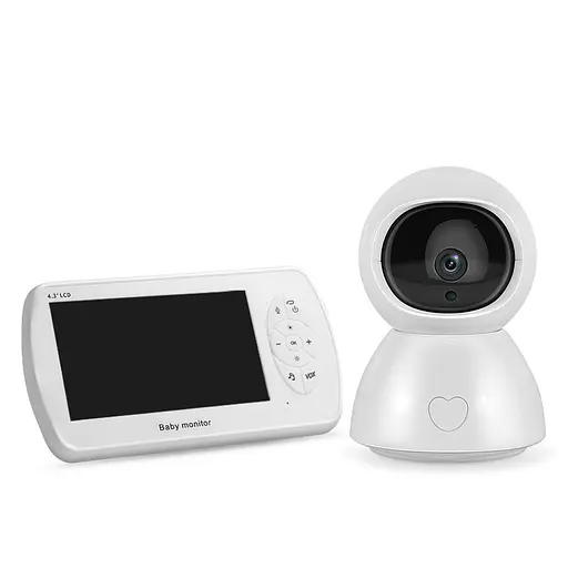 Видеоняня INQMEGA BM288 baby monitor беспроводная с большим 5" дюймовым монитором, датчик температуры, подсветка, запись видео (100933)