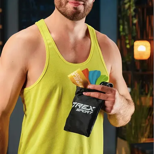 Набор резинок для фитнеса Trex Sport TX-065RBV 1-18кг - фото 6