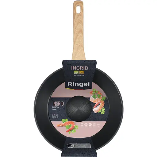 Сковорода Ringel Ingrid глибока 28 см (RG-1154-28) - фото 4