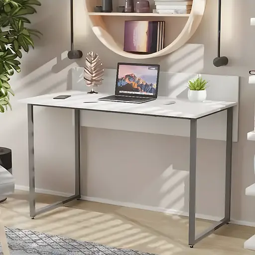 Комп'ютерний стіл Ferrum-decor Скай 75x140x70 сірий ДСП Білий 16мм (FRD-101581)