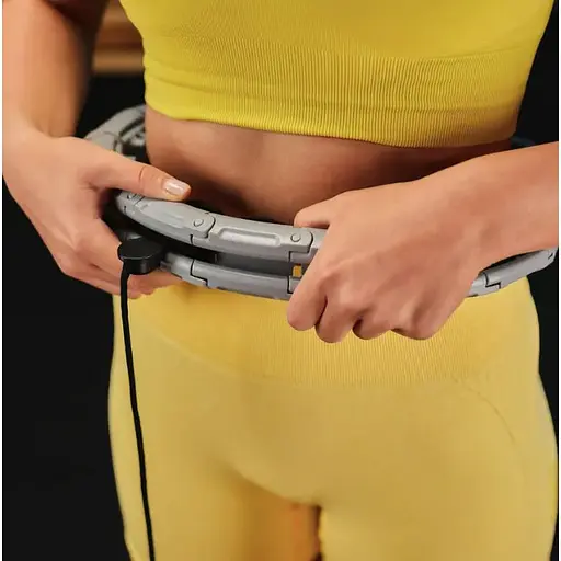 Хулахуп Trex Sport TX-010CHH массажный с утяжелителем серый - фото 9